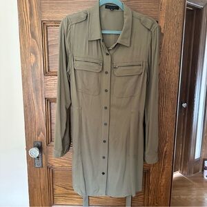 Sanctuary Olive Green Shirt Dress